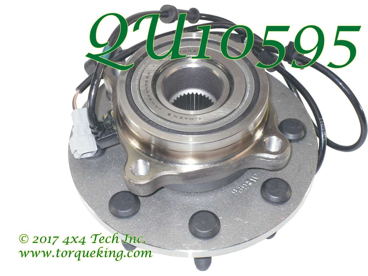QU10595 OEM ABS Front 4x4 Hub Assembly for 2000-02 Ram 2500, 3500 Torque King 4x4