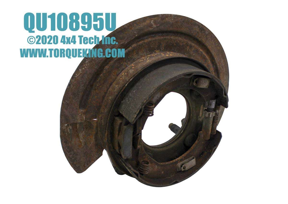 QU10895U Used Rear Parking Brake/Backing Plate 2001-2002 Ram 2500, Ram 3500 Torque King 4x4