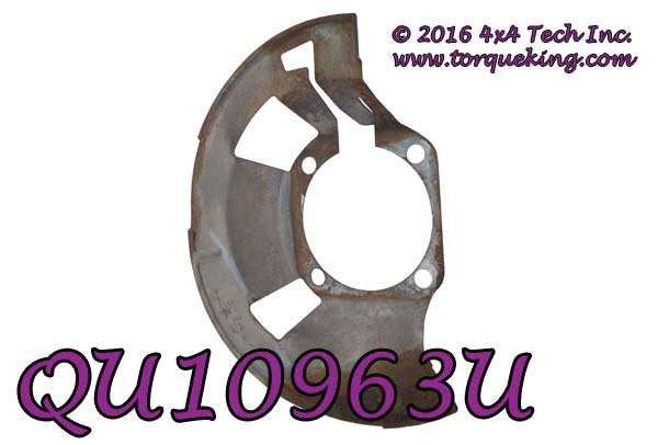 QU10963U Used Right Brake Shield for 00-02 Dodge Ram 2500, 3500 Torque King 4x4