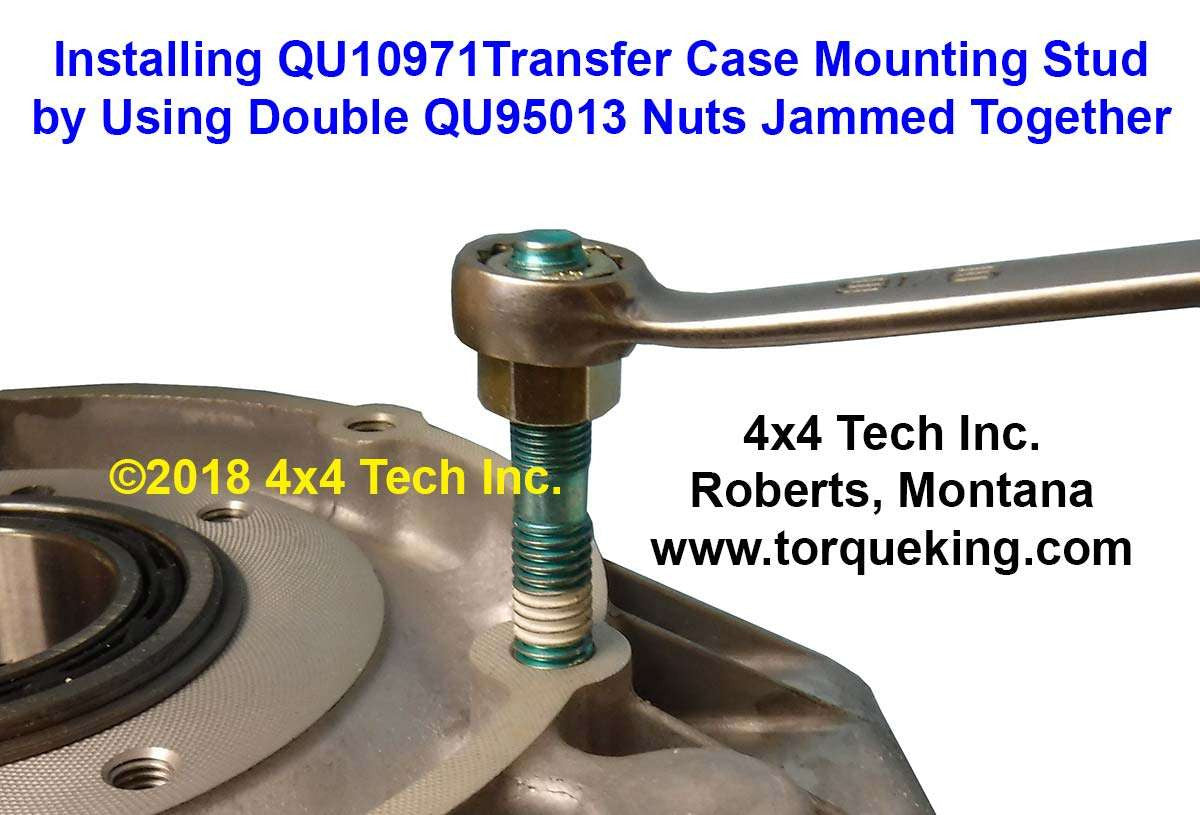 QU10971 New Process Transfer Case Mounting Stud for Dodge Ram Torque King 4x4