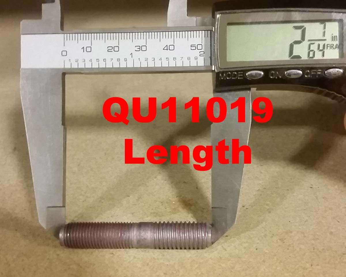 QU11019 Transfer Case to Transmission Mounting Stud for Ram Torque King 4x4