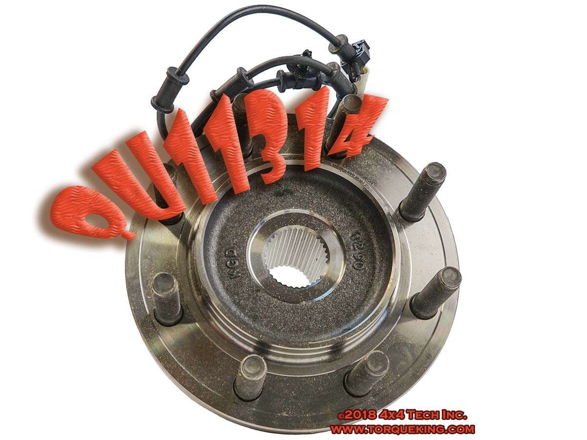 QU11314 8 Bolt Front ABS Wheel Hub Assembly for 2009-2011 Dodge Torque King 4x4