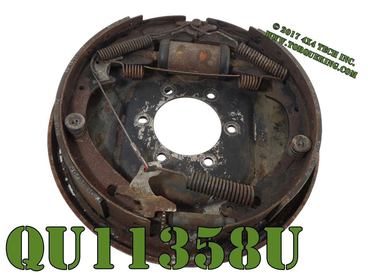 QU11358U Used Right Front Brake Plate for 1972-1974 Dodge W100 Torque King 4x4