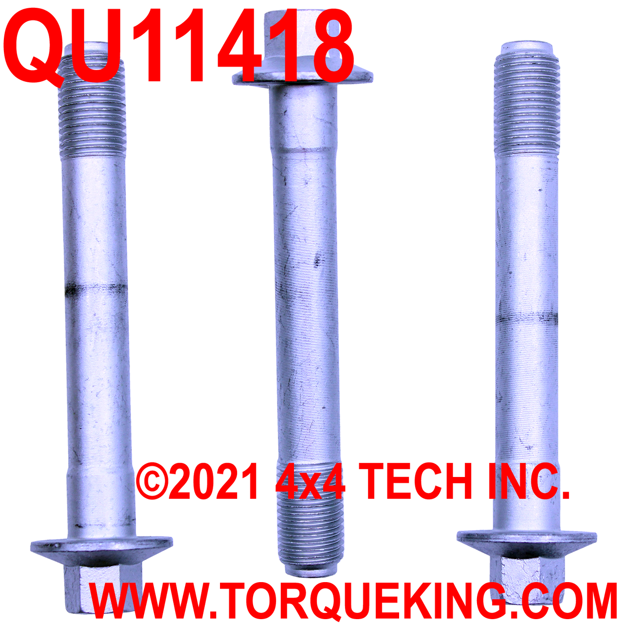QU11418 Set of 3 Hub to Steering Bolts Torque King 4x4