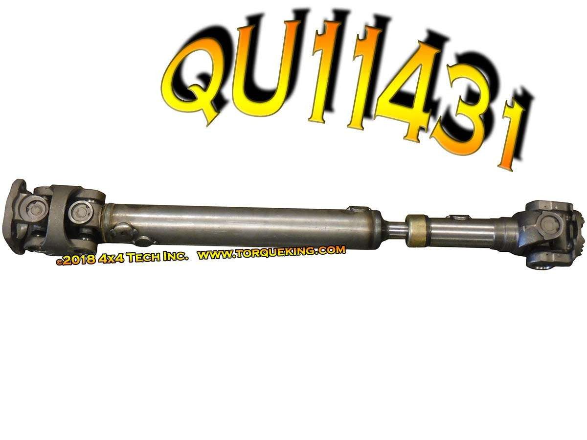 QU11431 Long Travel Greaseable 1350 Series Front CV Driveshaft, G56 Torque King 4x4