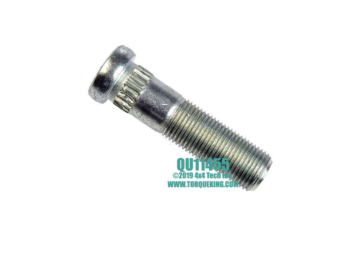 QU11455 DRW Front Wheel Bolt for 1975-1989 Dodge W300, W350 4x4 Torque King 4x4