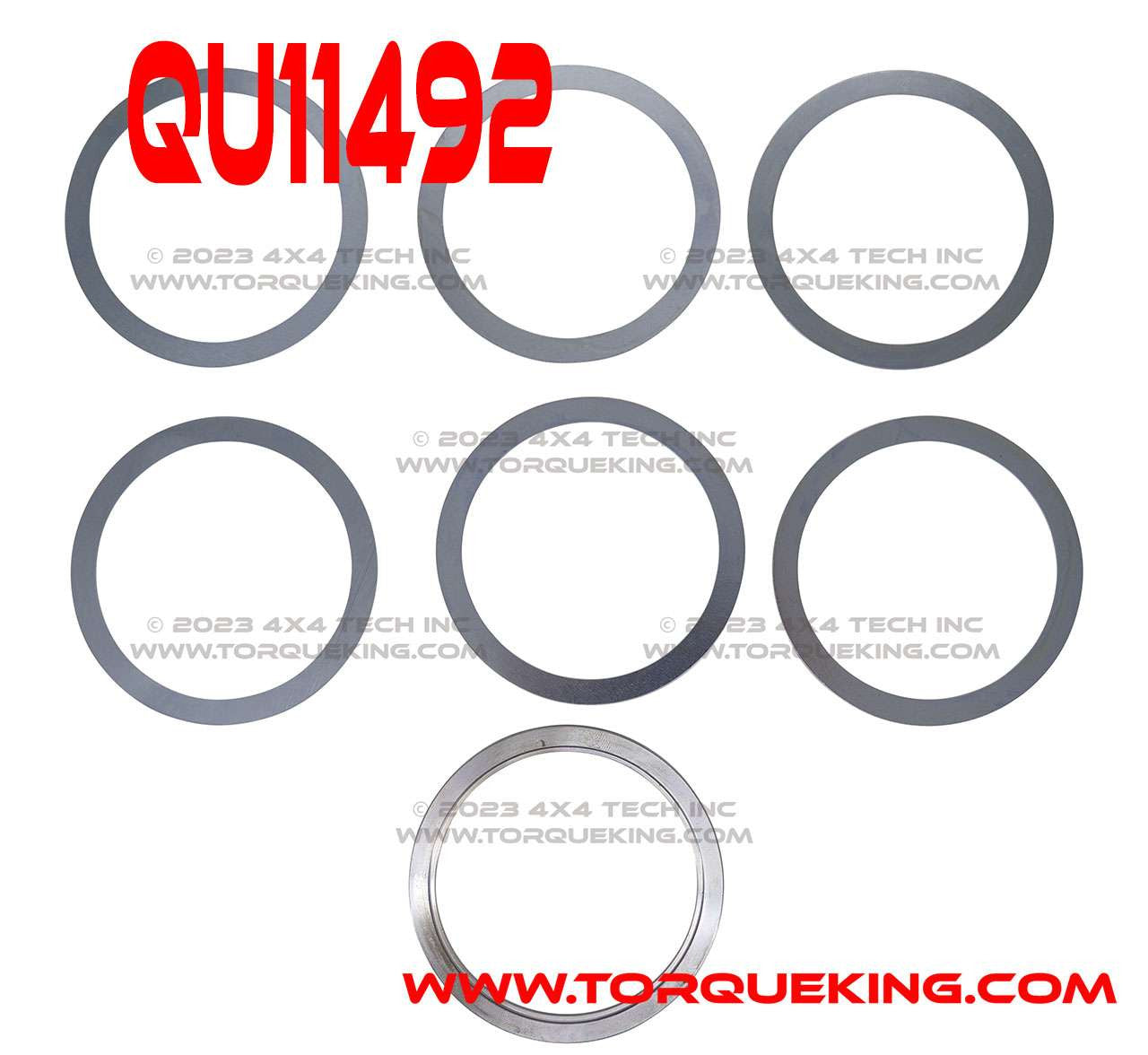 QU11492 G56 Countershaft Shim Kit for 2005-up Ram 6-Speeds Torque King 4x4