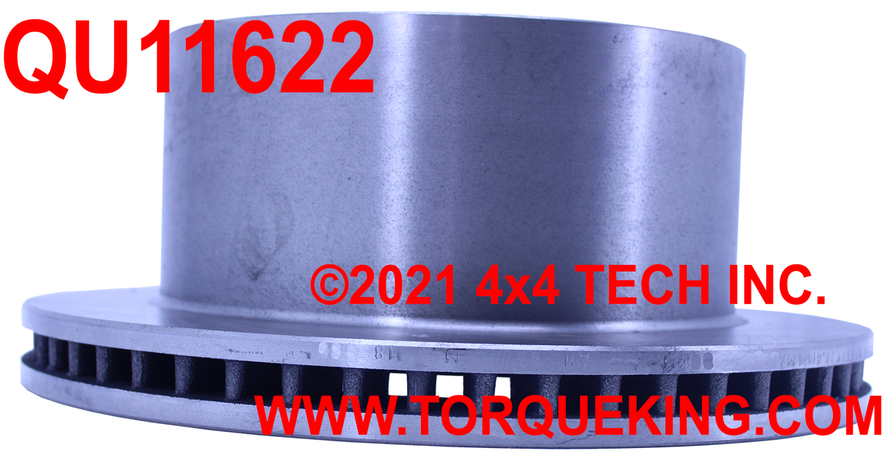 QU11622 2001-2002 SRW, DRW Brake Rotor for Dodge Ram 2500, Ram 3500 Torque King 4x4