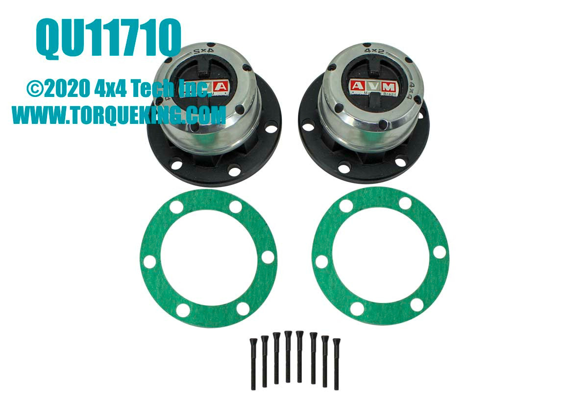 QU11710 AVM 6 Bolt Front Lock Out Hubs Torque King 4x4