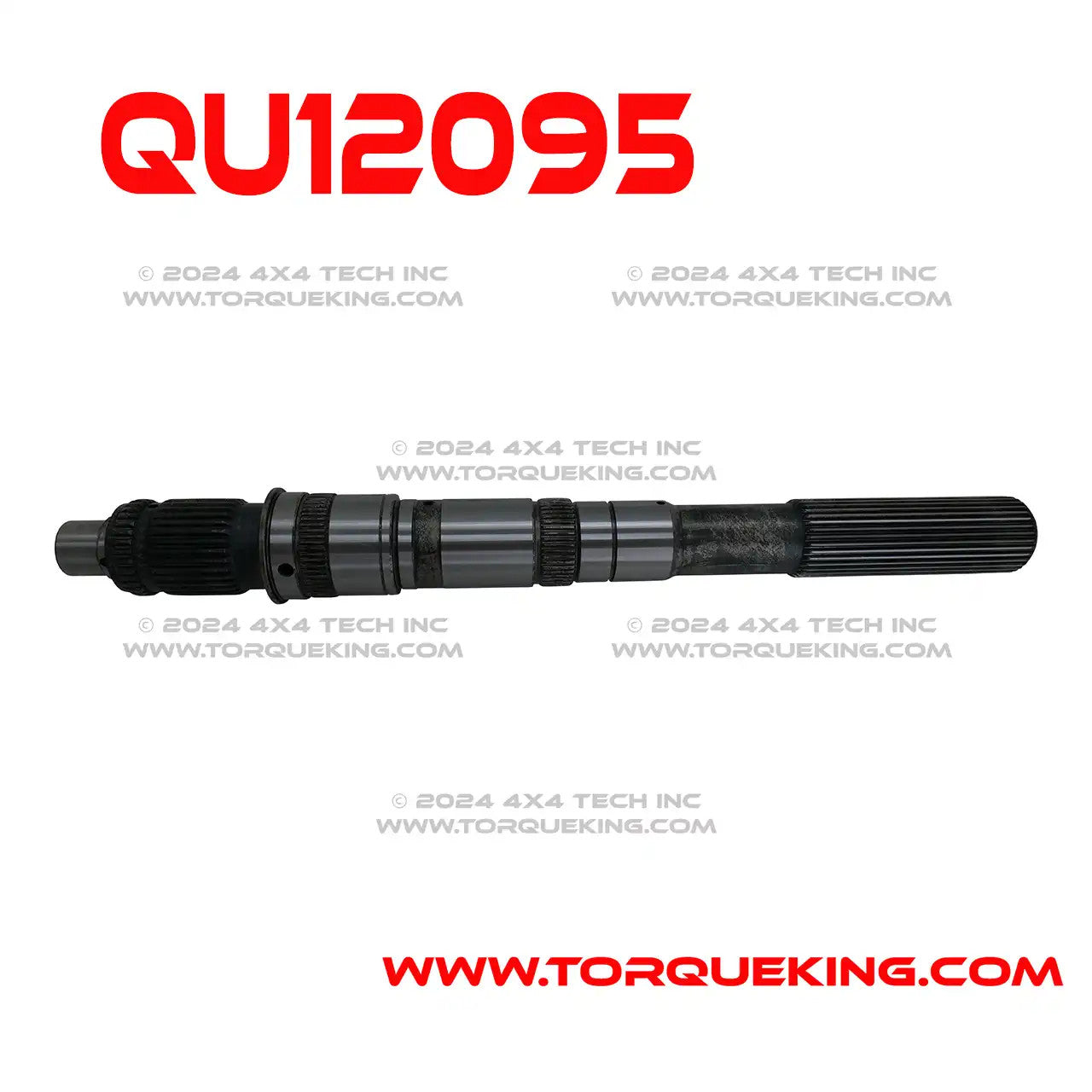 QU12095 Transfer Case Mainshaft for RAM 2500, RAM 3500 w/ BW4446, BW4447