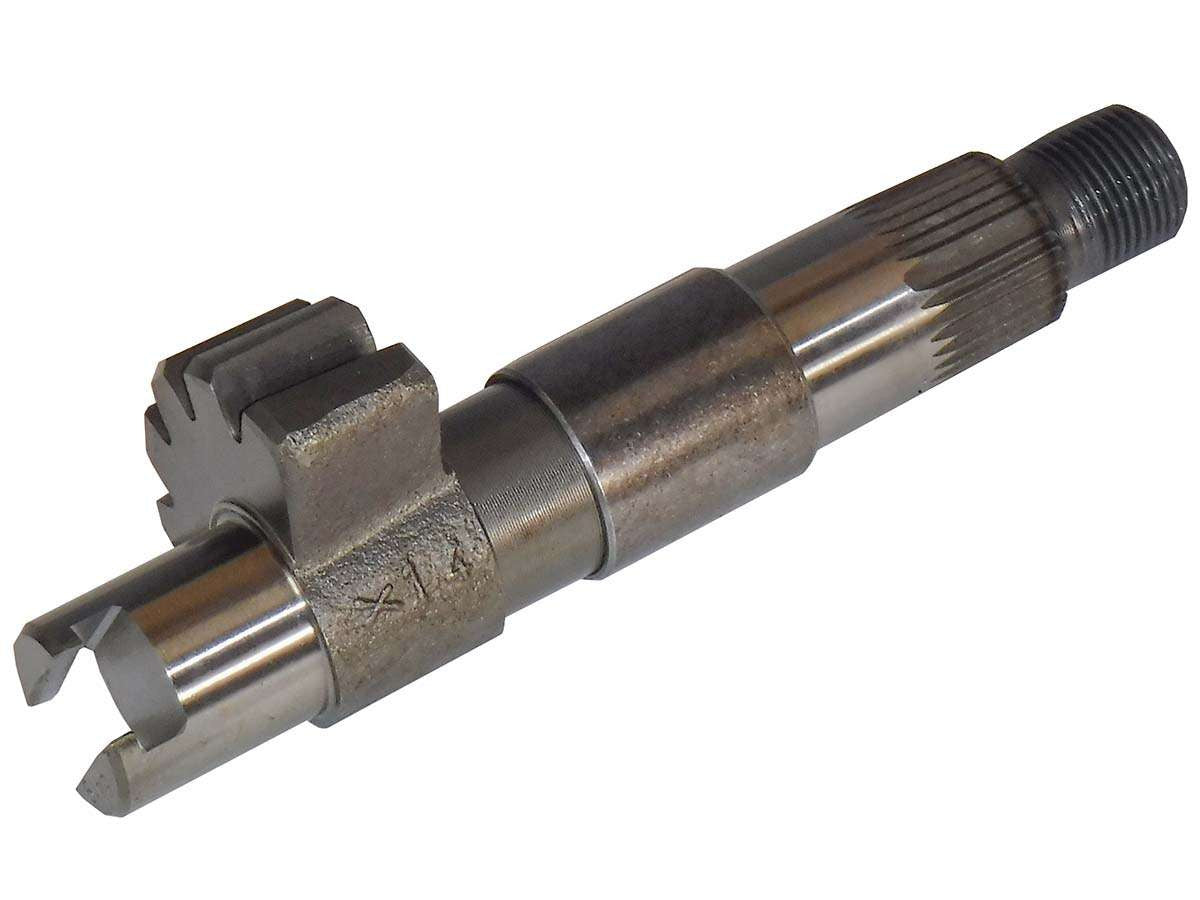 QU15028 Saginaw Manual Steering Gear Sector Shaft for 1973-1996 Jeeps Torque King 4x4