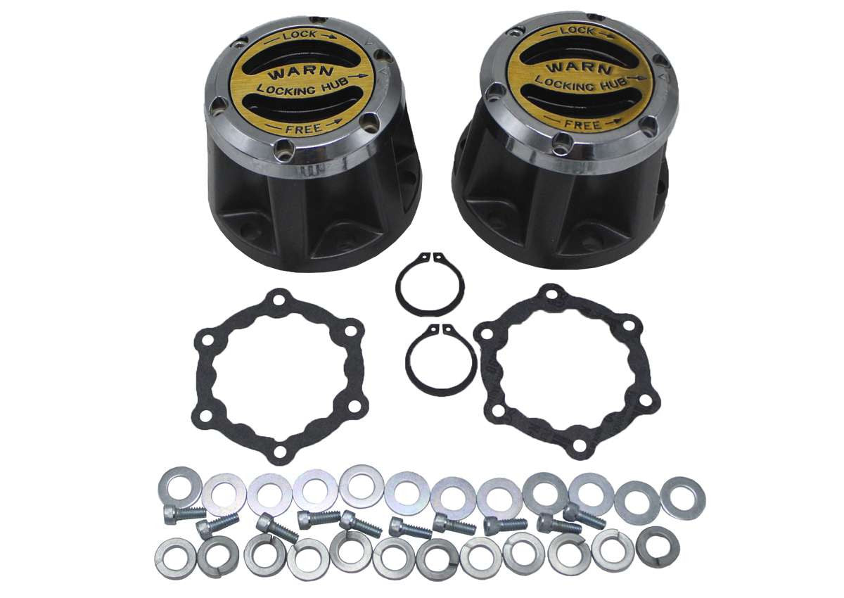 QU15029 Warn 9062 External Mount 6-Bolt 27-Spline Lockout Hub Set