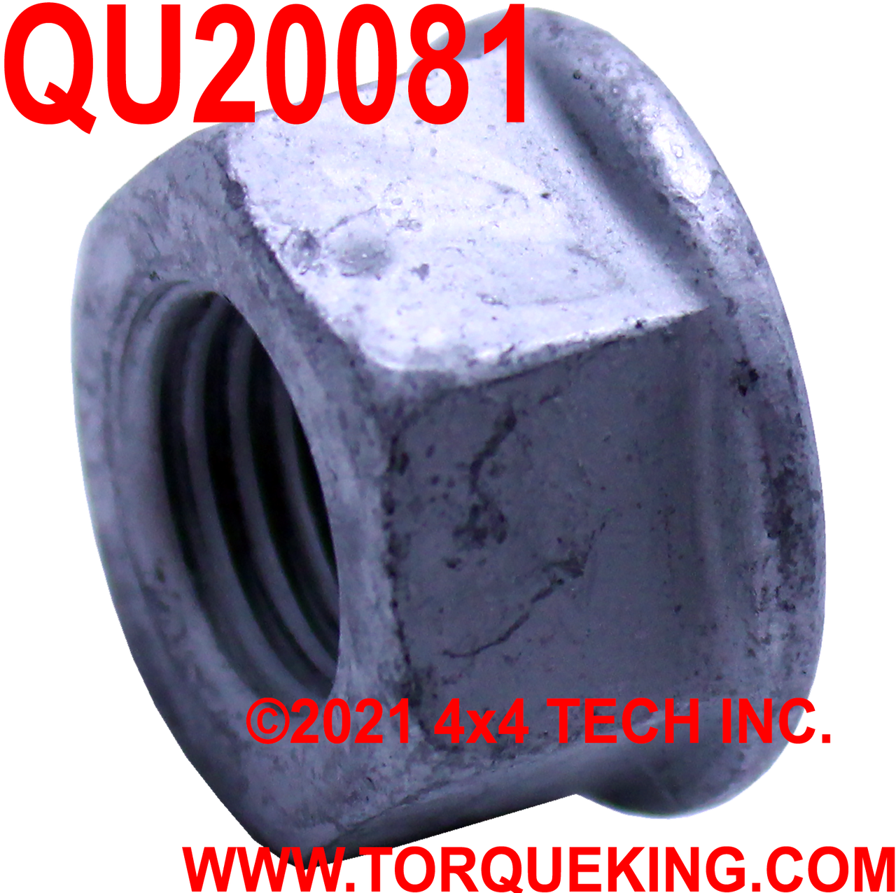 QU20081 Hub Stud to Knuckle Flanged Nut for Ford Super Duty Torque King 4x4