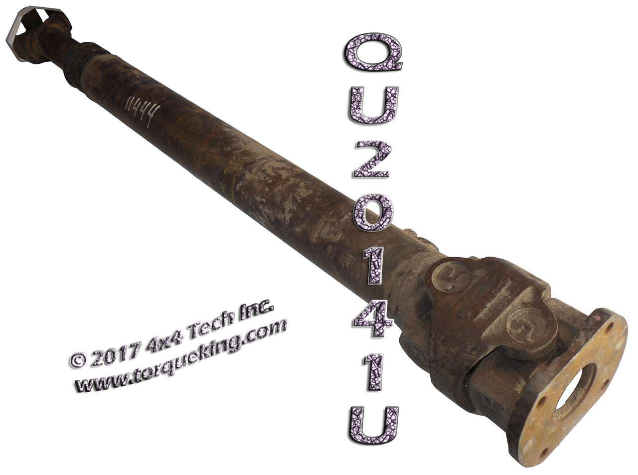 QU20141U Used Front CV Driveshaft for Excursion & Super Duty Diesel/Auto Torque King 4x4
