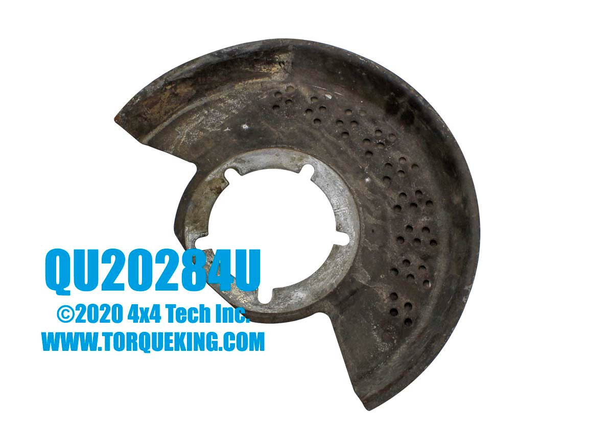 QU20284U Functional Used 1980-1994 Left Front Brake Splash Shield Torque King 4x4