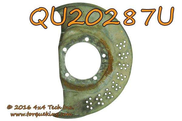 QU20287U Used Right Front Disc Brake Shield 1995-1997 Ford F250 4x4 Torque King 4x4