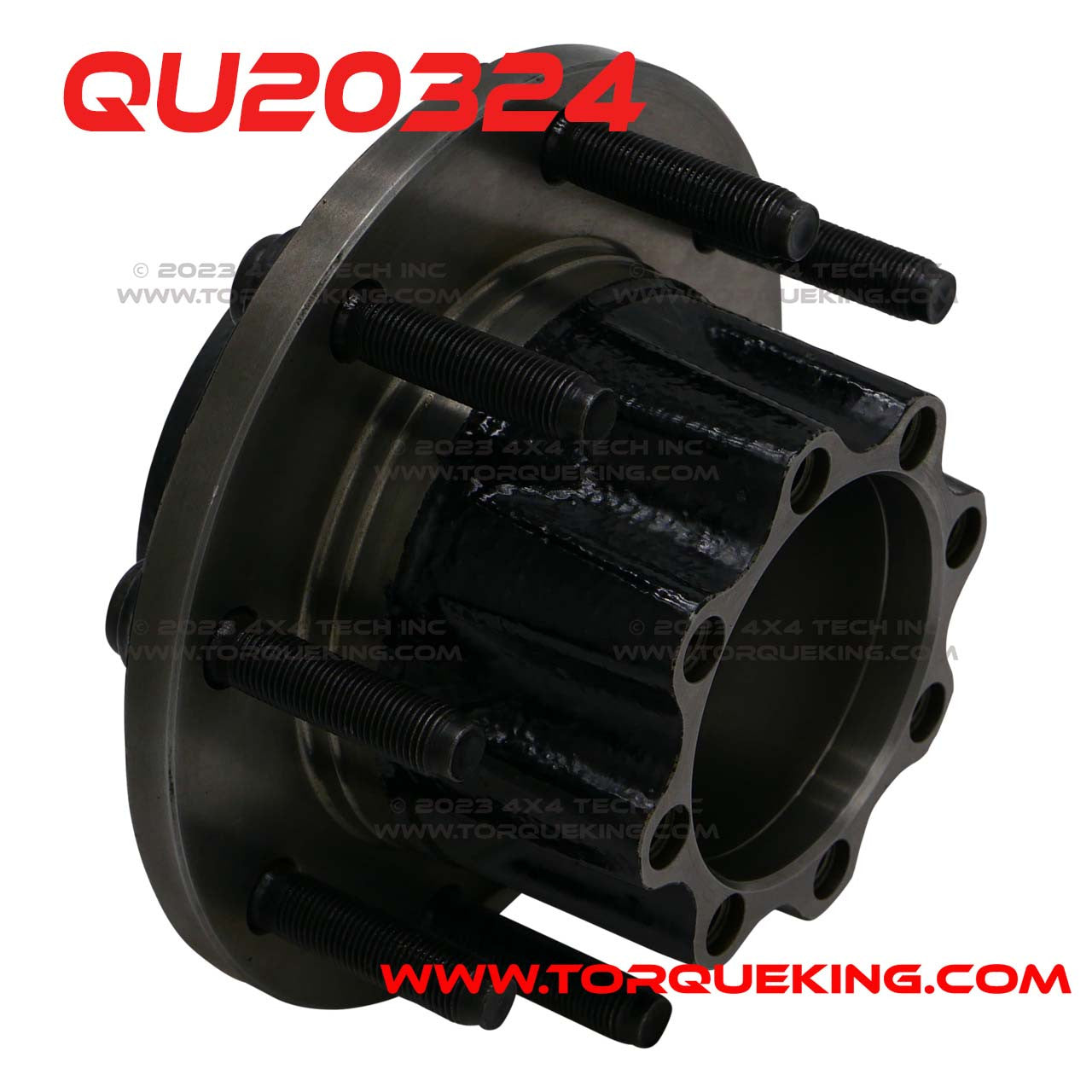 QU20324 New Rear Wheel Hub with Bearing Cups for Sterling 10.5" Rear Axles Torque King 4x4
