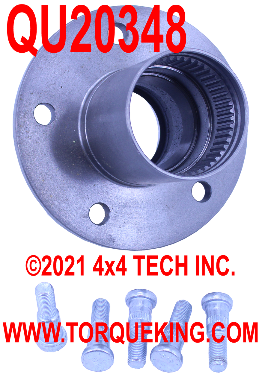 QU20348 New Splined Front Disc Brake Wheel Hub Torque King 4x4