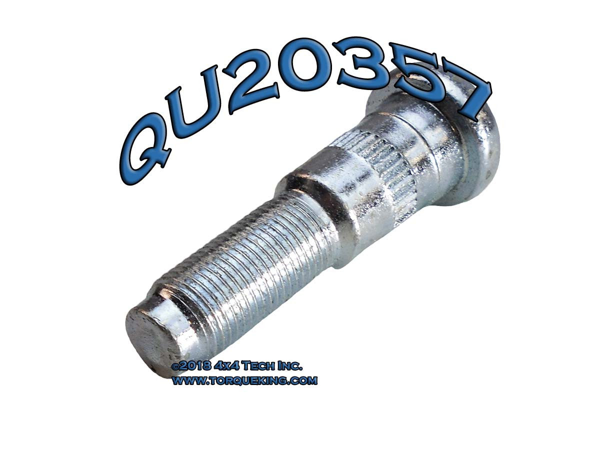 QU20357 1/2" Front Wheel Bolt or Stud for Many Dodge, Ford, & Ram 4x4s Torque King 4x4
