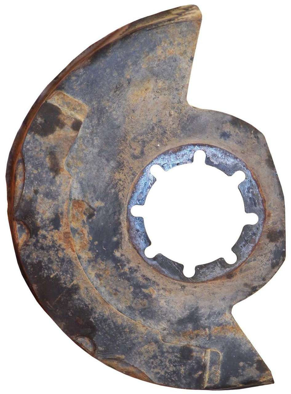 QU20448U Used 8 Bolt Left Front Disc Brake Rotor Shield for F250 Dana 44IFS Torque King 4x4