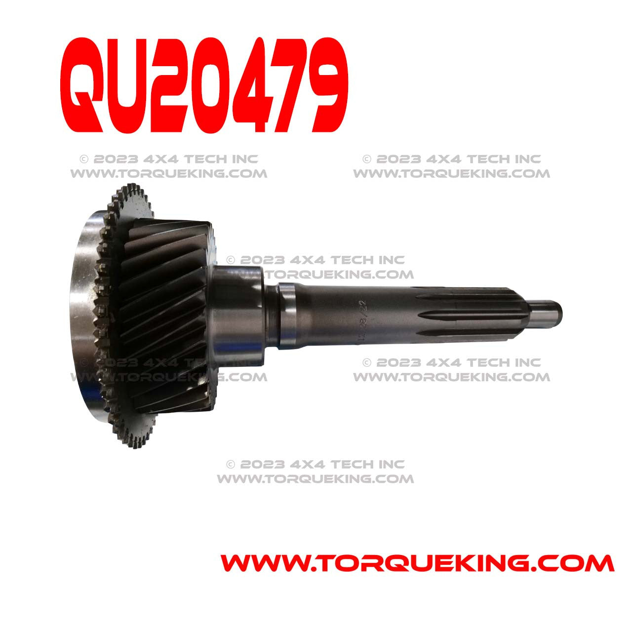 QU20479 29 Tooth x 9-1/2" Long Input Shaft for ZF S5-47 Transmissions Torque King 4x4