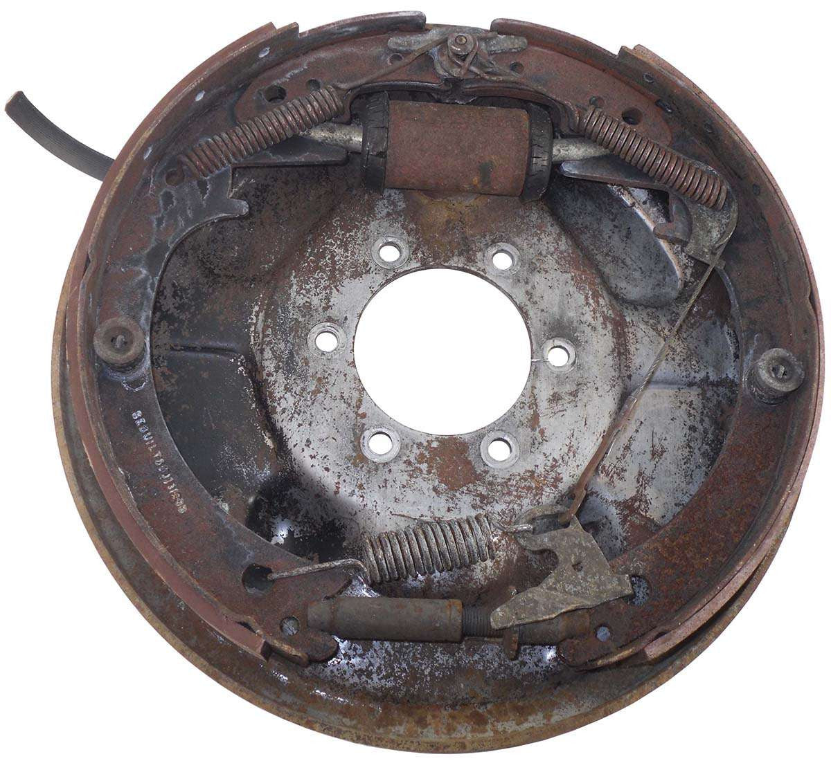 QU20504U Used Right Front Brake Backing Plate for 1967-1975 F250 4x4 Torque King 4x4