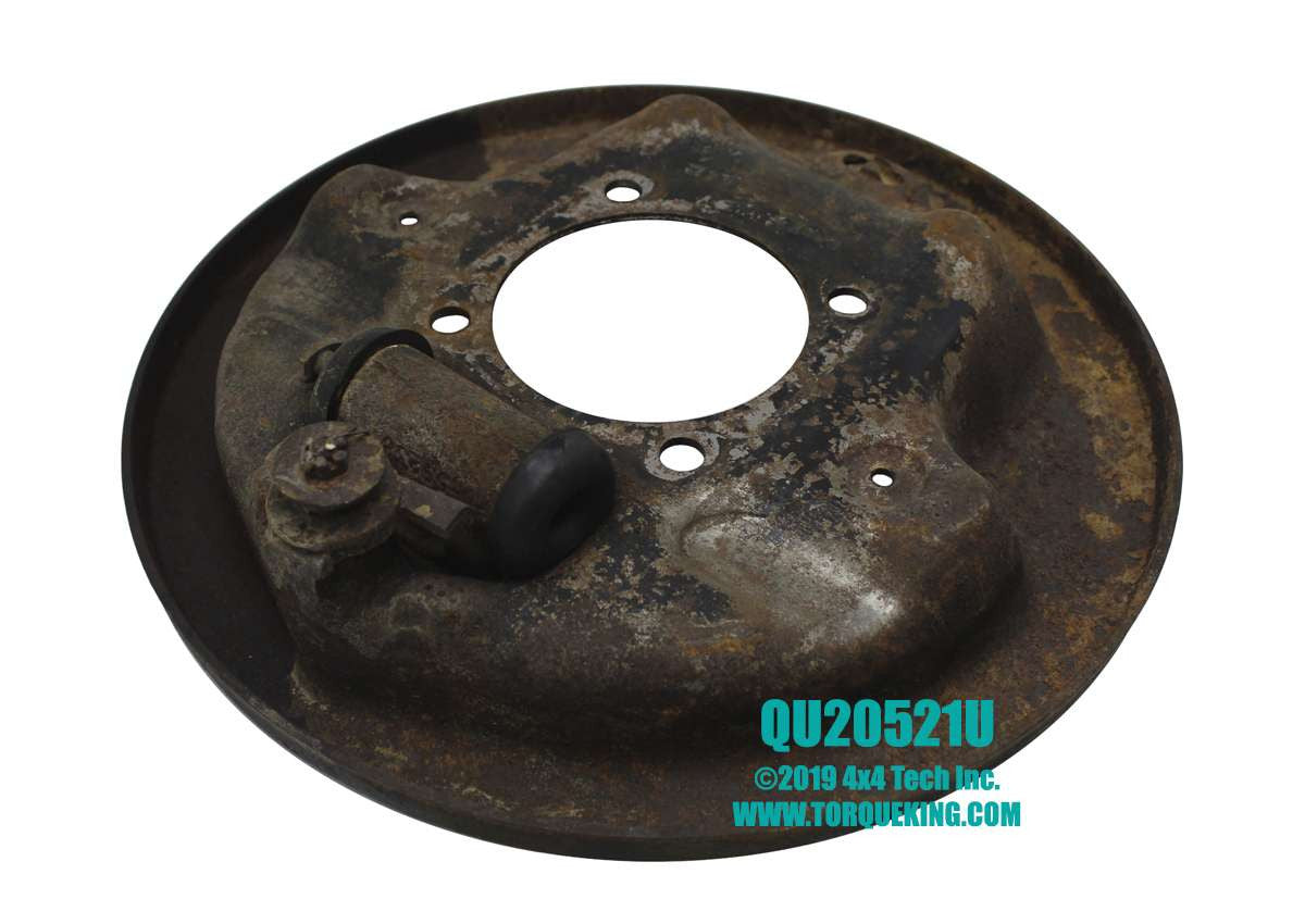QU20521U Used Right Rear Brake Backing or Mounting Plate Torque King 4x4