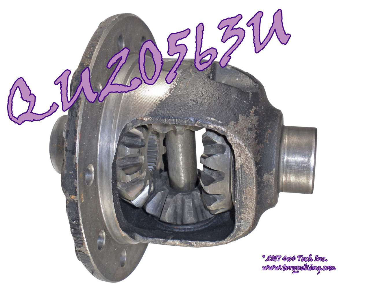 QU20563U Used Loaded 23 Spline Open Differential Case Assembly