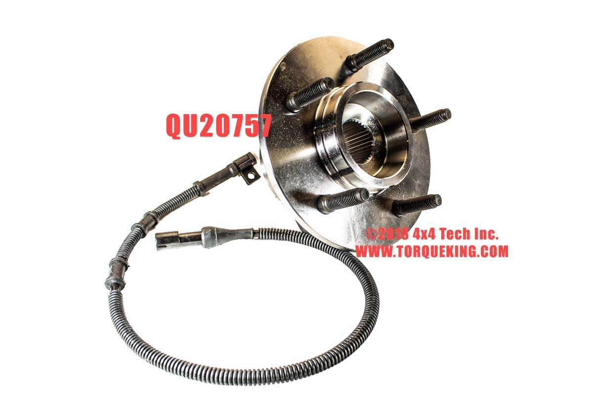 QU20757 5 Bolt Wheel Hub Assembly for 1997-2000 F150 4x4, 4-wheel ABS Torque King 4x4