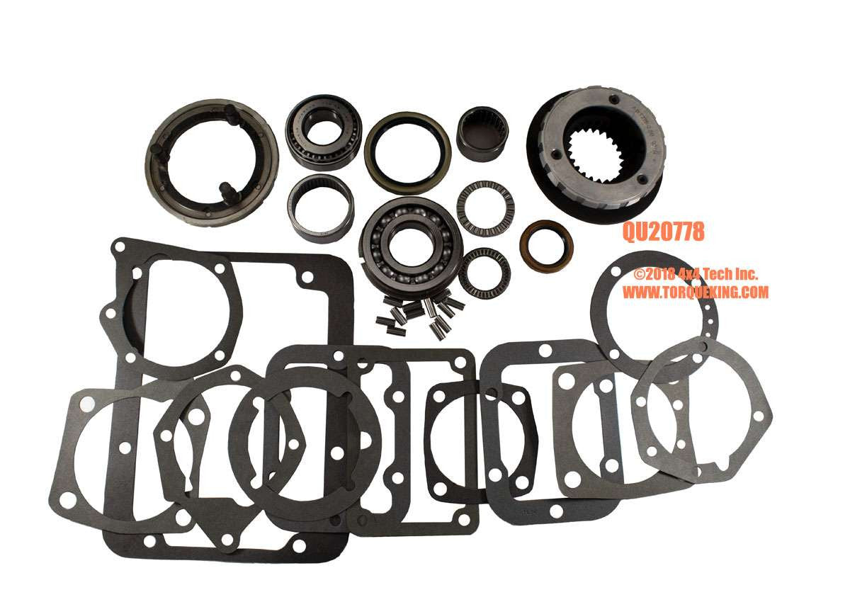 QU20778 1965-1987 Ford NP435 Bearing, Seal, Gasket Kit with Synchro Ring Torque King 4x4