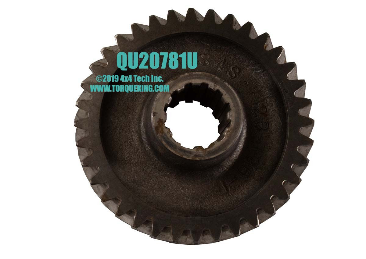 QU20781U Used 36 Tooth x 12 Spline Dana 24 High Range Idler Shaft Gear Torque King 4x4