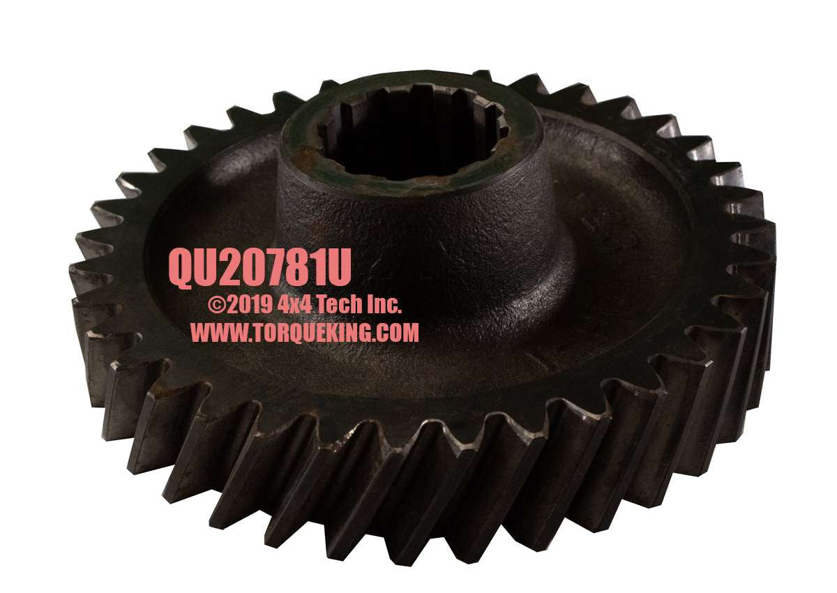 QU20781U Used 36 Tooth x 12 Spline Dana 24 High Range Idler Shaft Gear Torque King 4x4