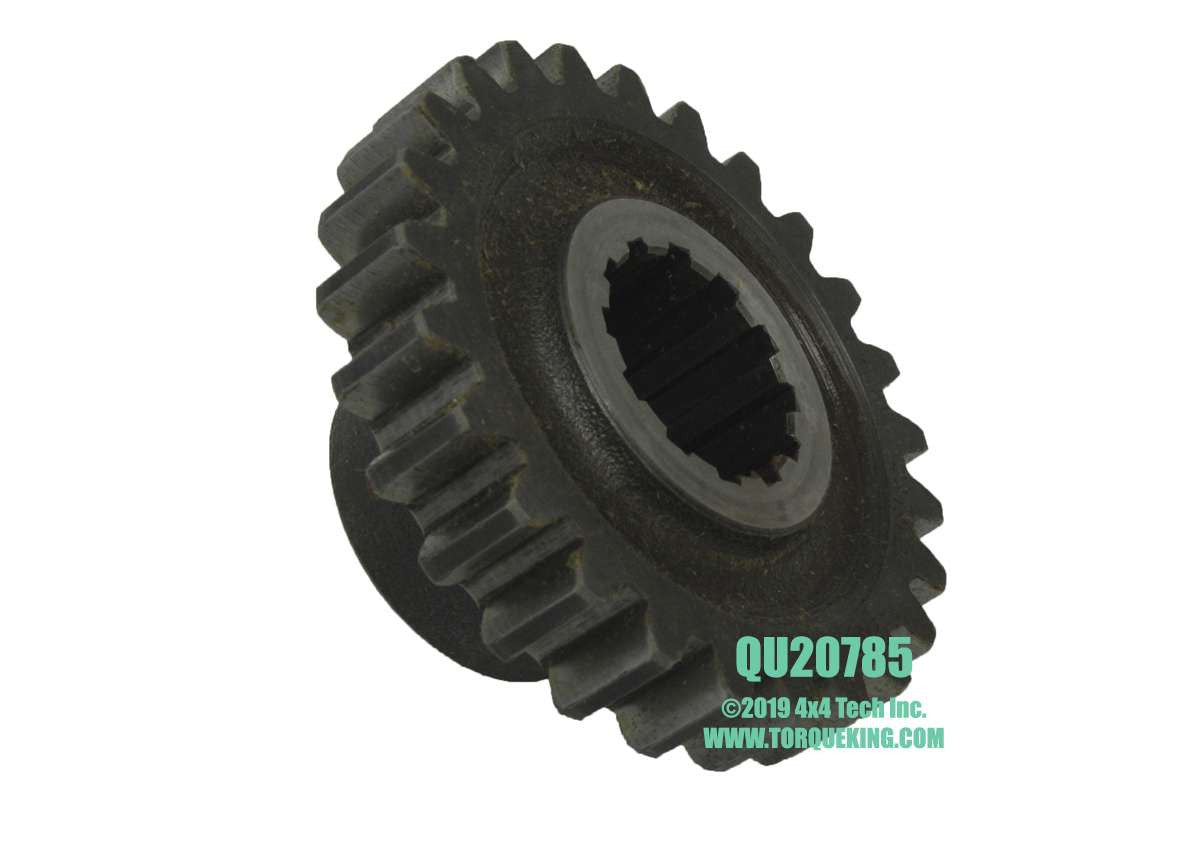 QU20785 NOS Dana 24 25 Tooth Countershaft Low Gear, 12 Internal Splines Torque King 4x4