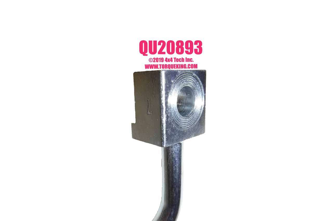 QU20893 Left Front Brake Hose for 1995, 1996, 1997 Ford F250, F350 4x4 Torque King 4x4