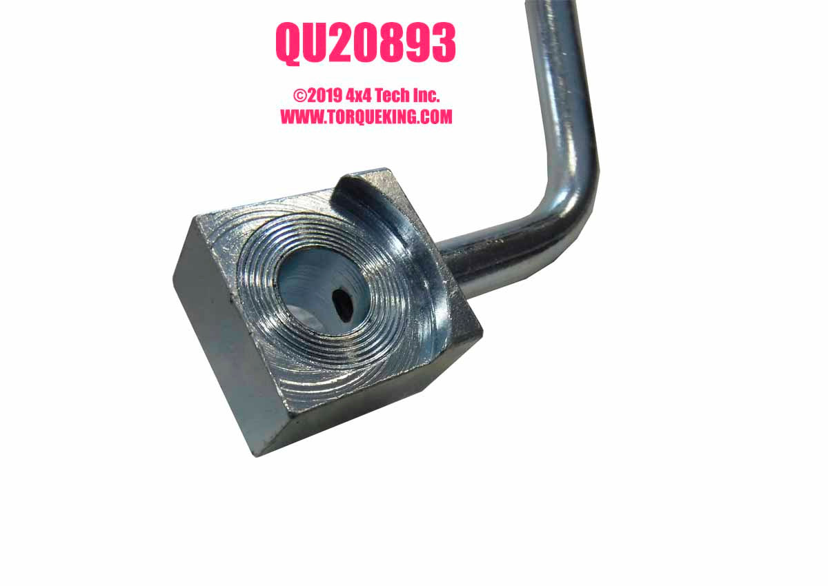 QU20893 Left Front Brake Hose for 1995, 1996, 1997 Ford F250, F350 4x4 Torque King 4x4