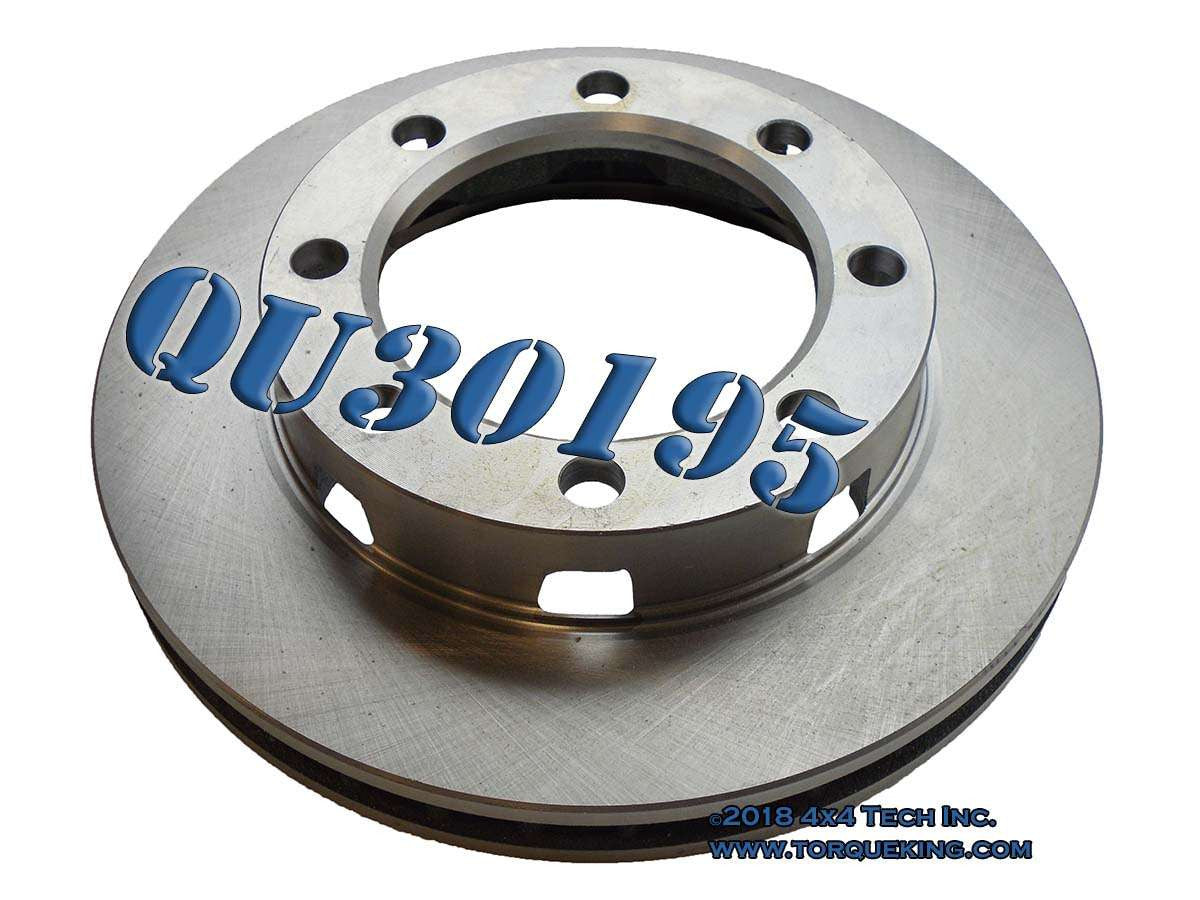 QU30195 Front Brake Rotor for 1971-1991 3/4 Ton 4x4 Trucks Torque King 4x4