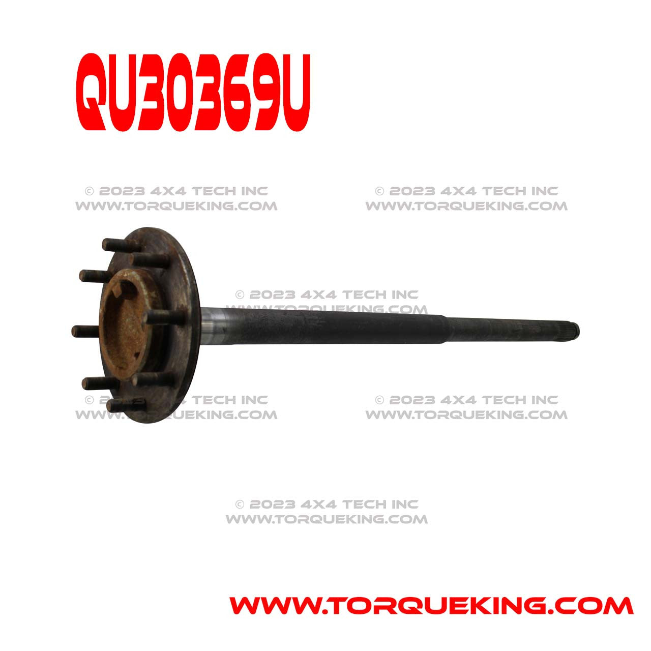QU30369U Used 32-5/8" Long 8 Bolt Semi-Float Rear Axle Shaft Torque King 4x4