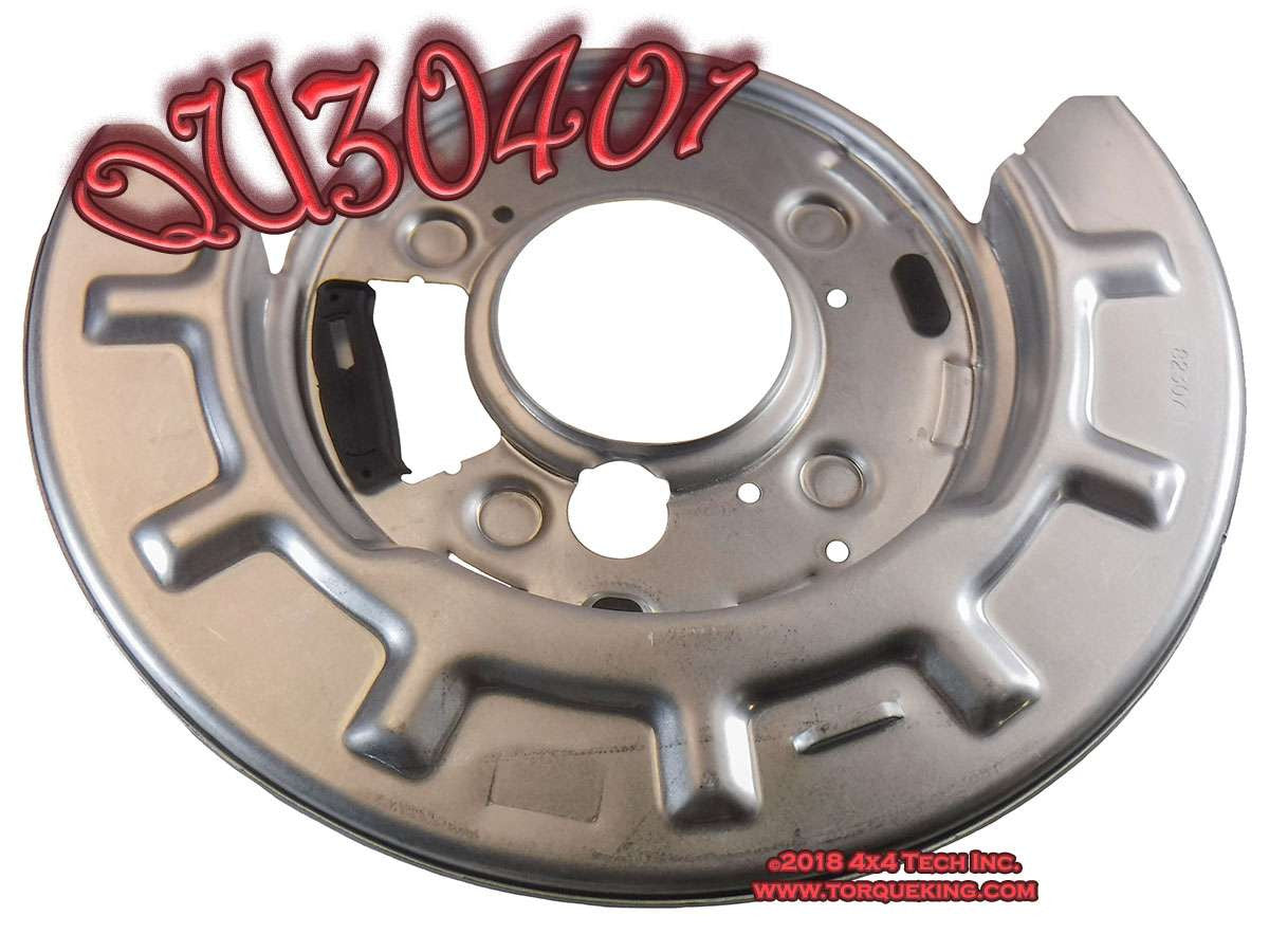 QU30401 Rear Brake Dust Shield for 2011-2018 GM 11.5" SRW Torque King 4x4