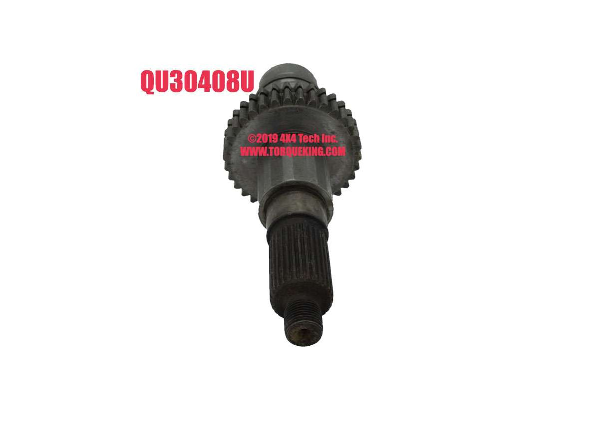 QU30408U Used 30 Spline Front Output Shaft for 1975-1991 GM NP205 Torque King 4x4