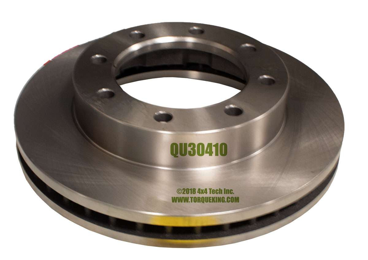 QU30410 Front Brake Rotor for DRW Chevy, GMC, and Dodge 1 Ton 4x4s Torque King 4x4