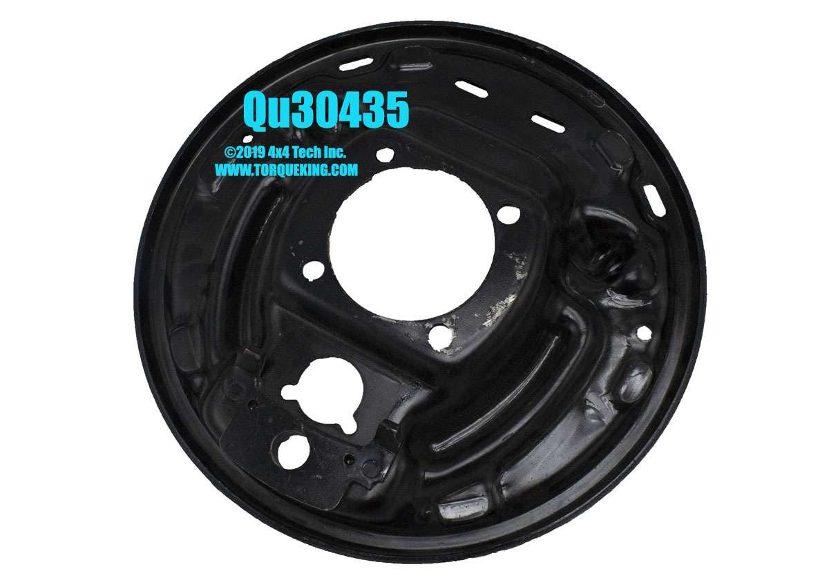 QU30435 NOS CUCV BARE Left Rear Backing Plate for 1985-1987 GM Torque King 4x4