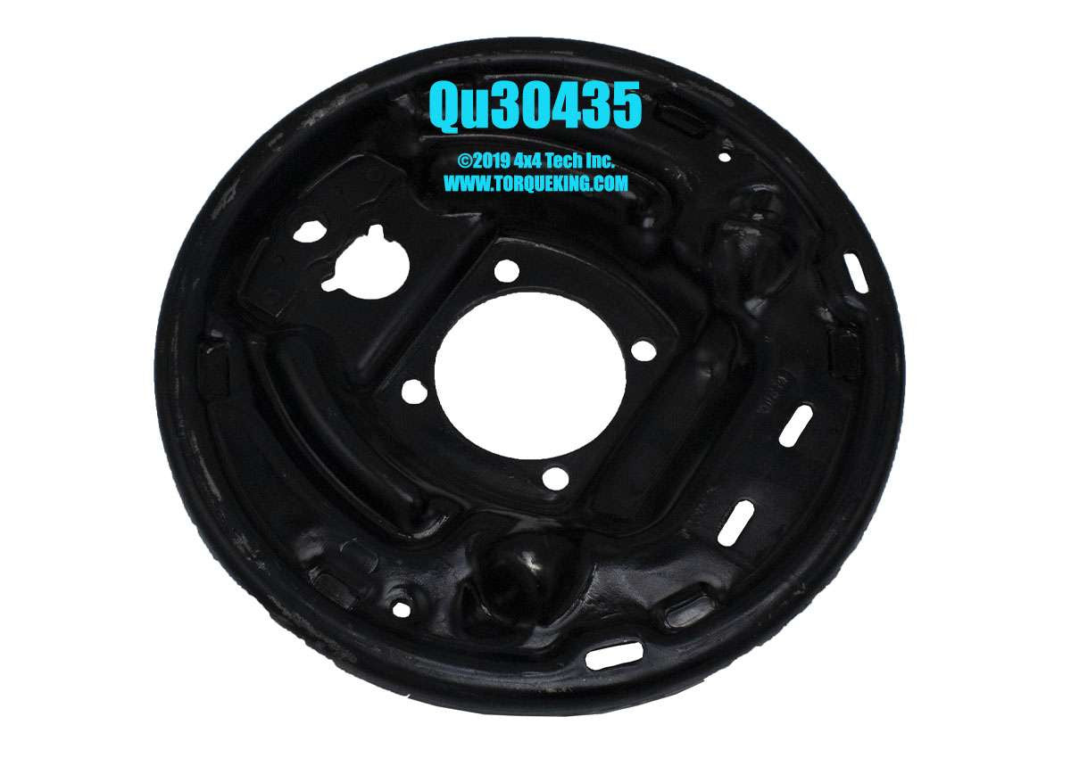 QU30435 NOS CUCV BARE Left Rear Backing Plate for 1985-1987 GM Torque King 4x4