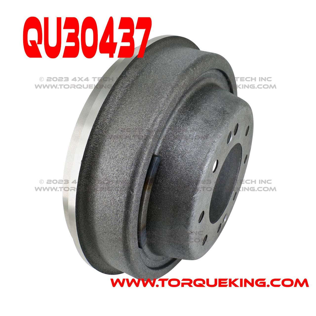 QU30437 8 Bolt Rear Drum for 71-72 GM Dana 60 Full Float Rear Axles Torque King 4x4