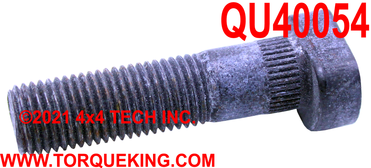 QU40054 3/8" SAE x 1-1/2" Long Front Spindle to Knuckle Bolt Torque King 4x4