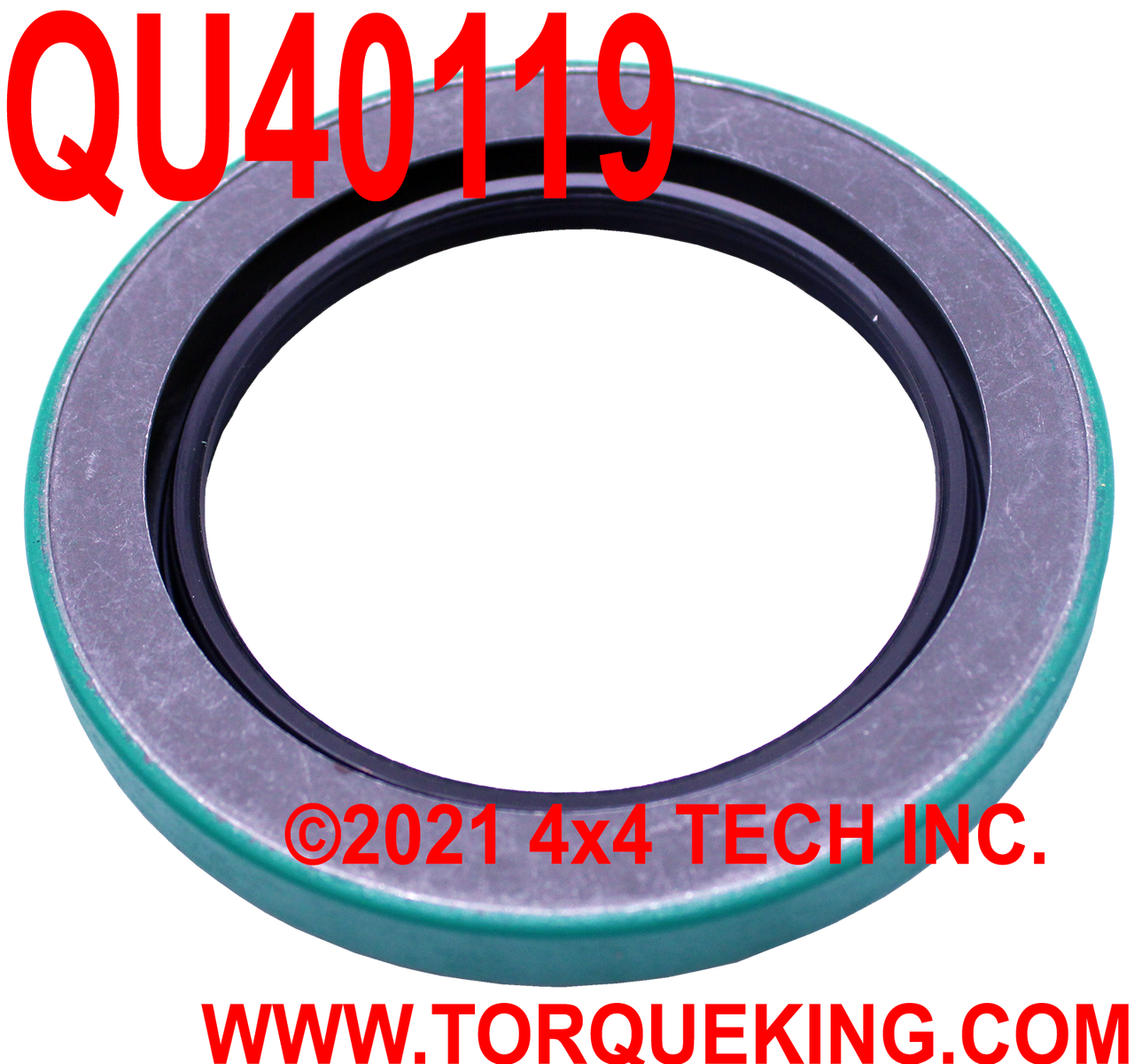 QU40119 OEM 4x4 Front Wheel Seal for Dana 50IFS, Dana 60/61 and Dana 70 Axles. Also Fits Jeep D70 Torque King 4x4