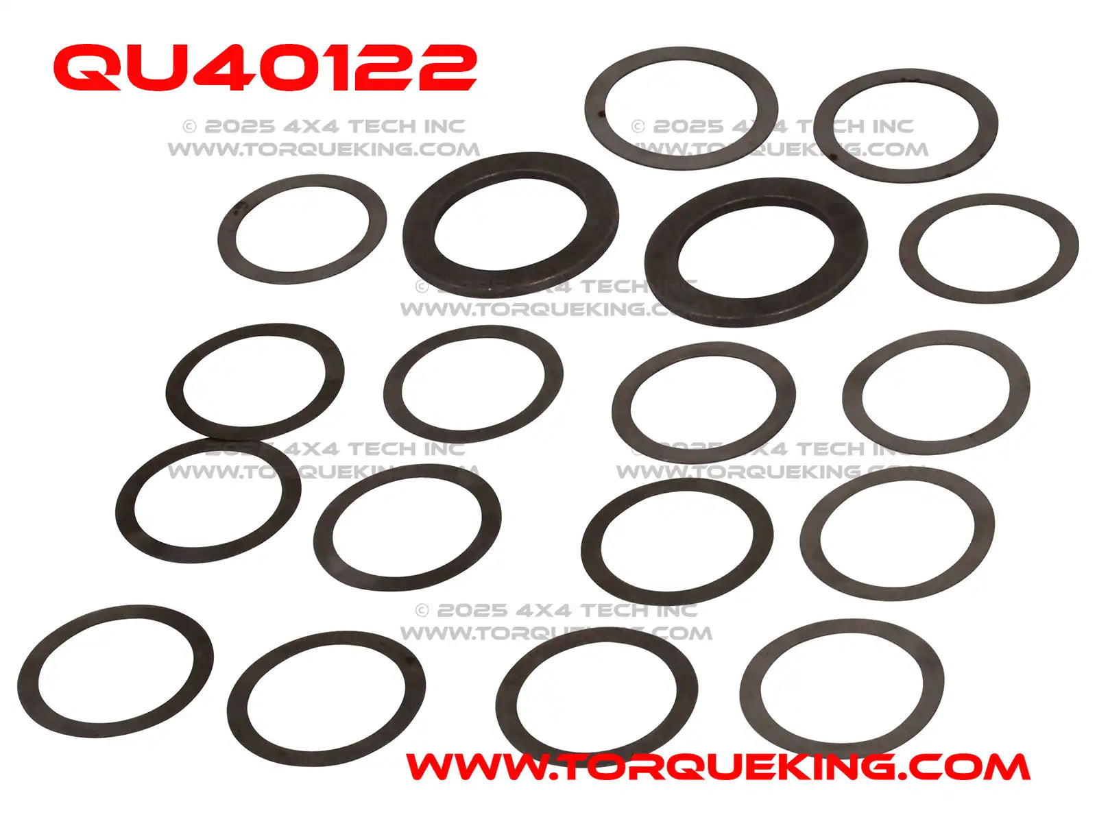 QU40122 Dana 35 Differential Shim Kit for Jeep Rear Axles