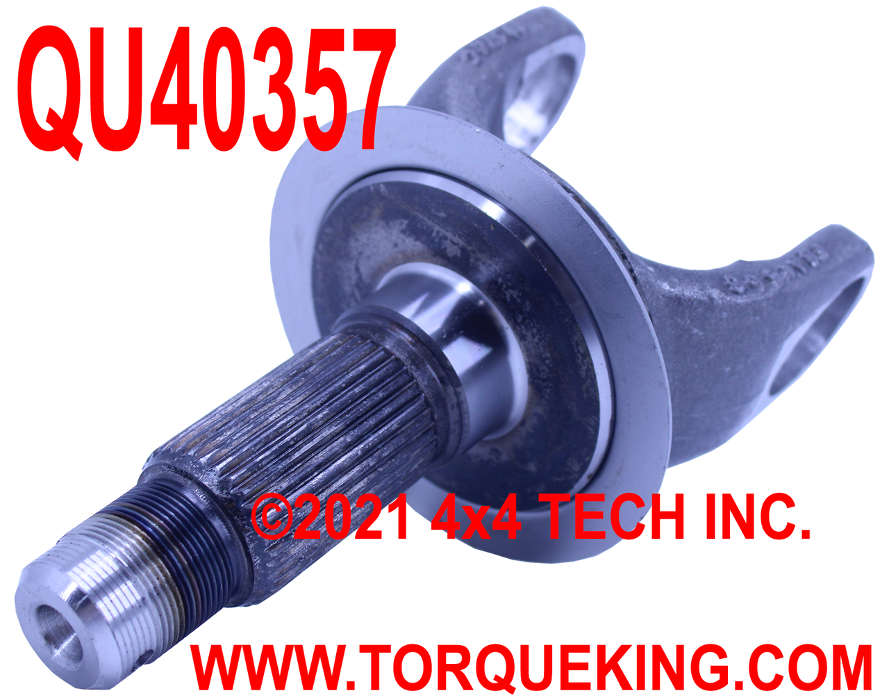 QU40357 2000-2002 Dodge Dana 60 Outer Axle Shaft with Slinger Torque King 4x4
