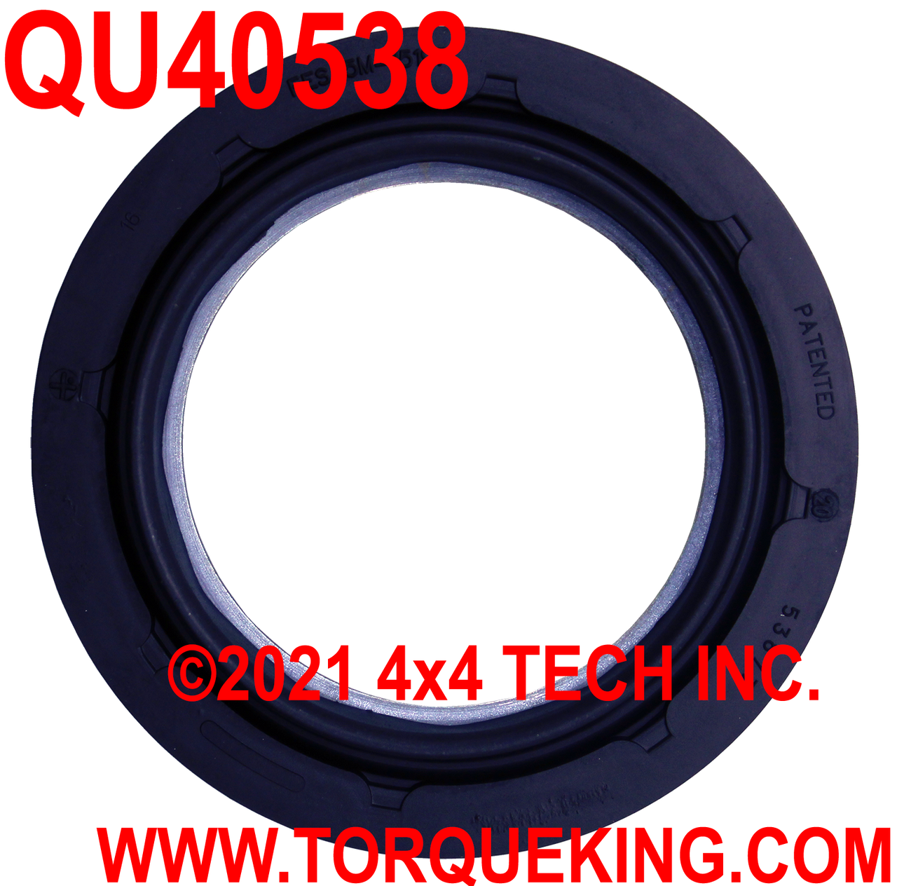 QU40538 Axle Shaft Dust Seal for Ford Super Duty & Chevy/GMC C4500, C5500 Torque King 4x4