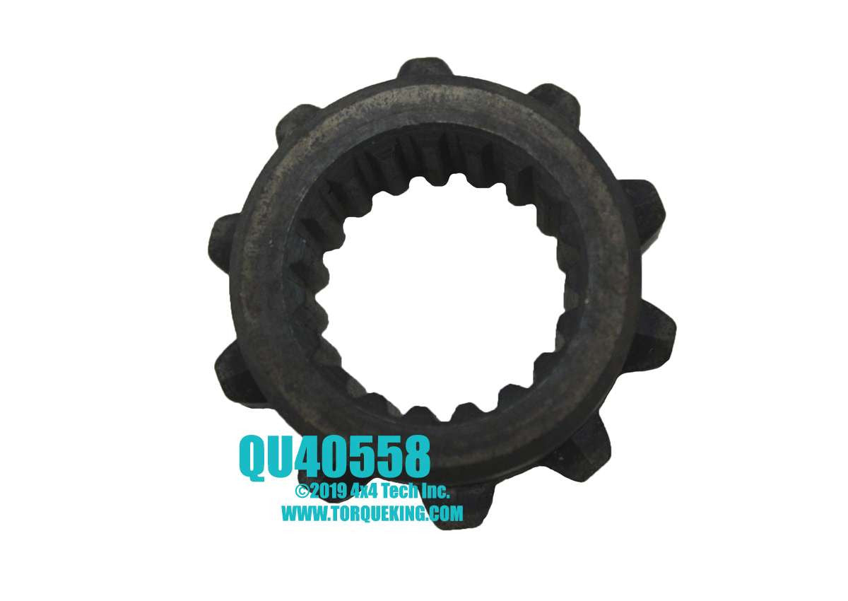 QU40558 10 Tooth Axle Shaft Gear for 2nd Design Spicer Plastic Dial Hubs Torque King 4x4
