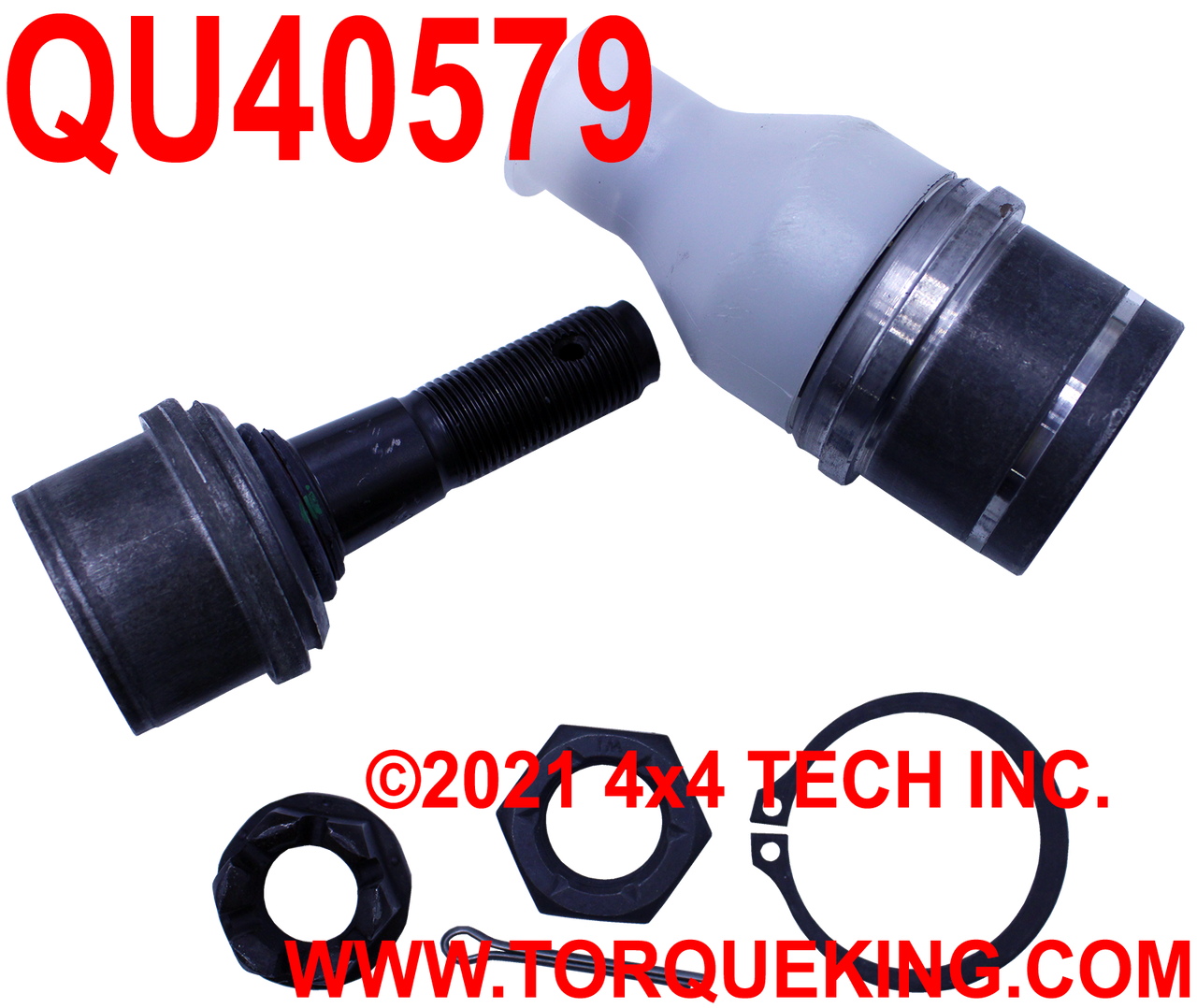 QU40579 2005-up Original Equipment Non-Greaseable Ball Joint Set Torque King 4x4
